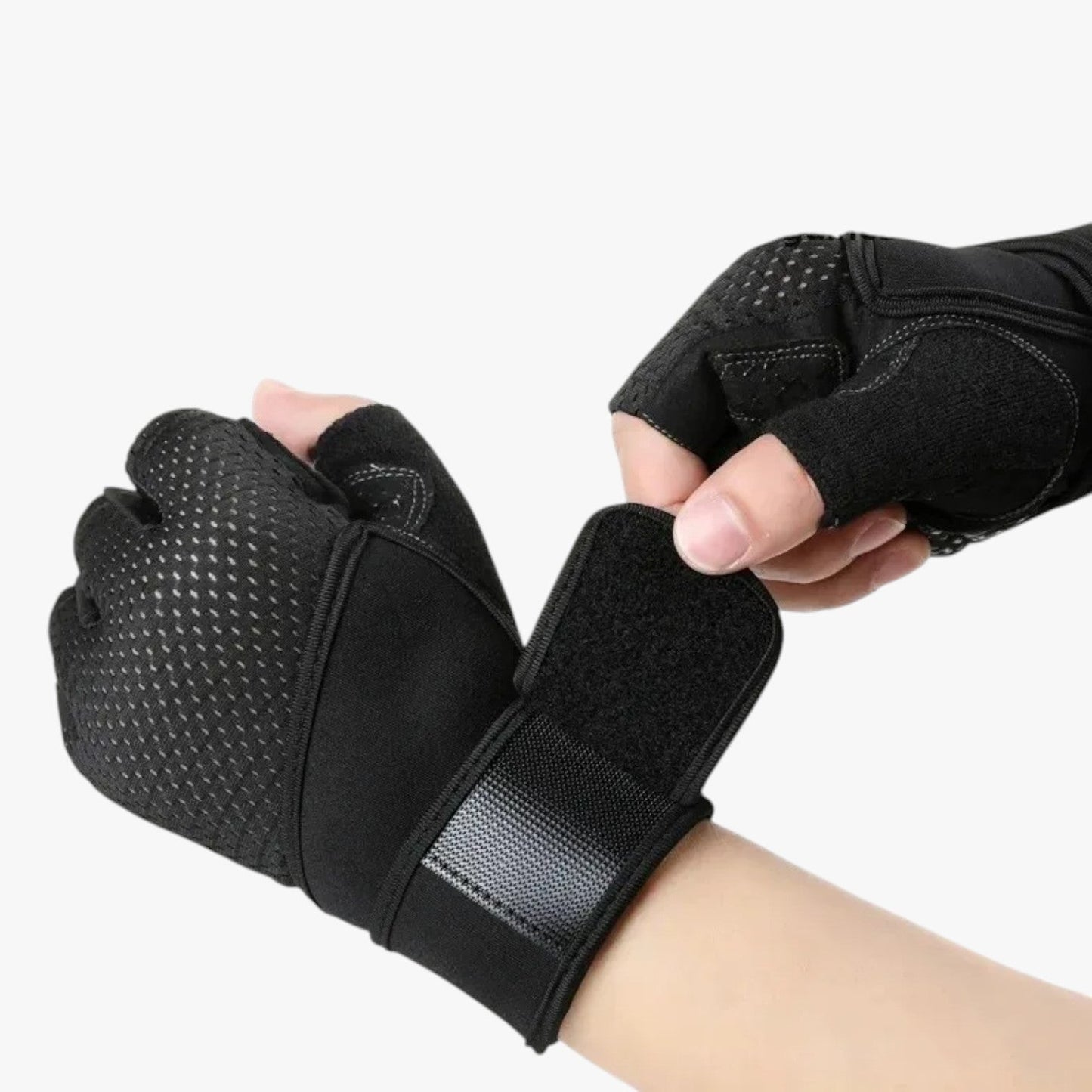 Alvin | Fitnesshandschuhe mit rutschfestem Griff und Handgelenkstütze