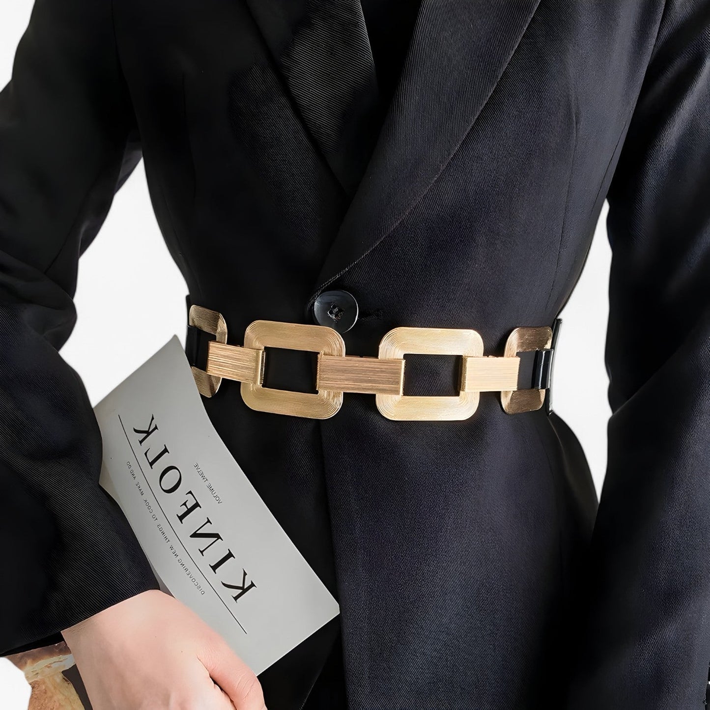 Breanna | Eleganter Metallkette Taillengürtel für eine Perfekte Passform