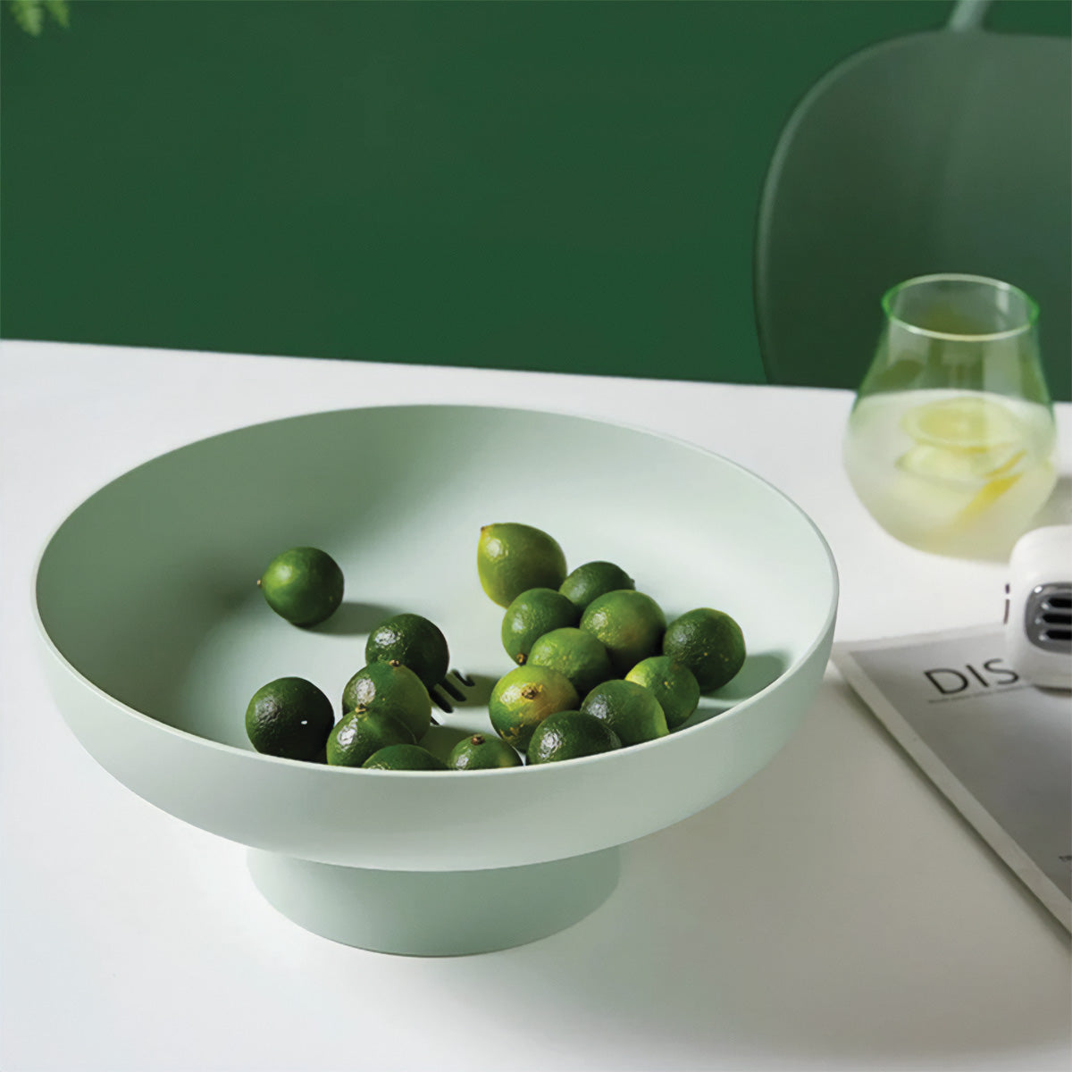 Schicke und runde Obstschale | Elegante und robuste Aufbewahrung für Ihre frischen Favoriten