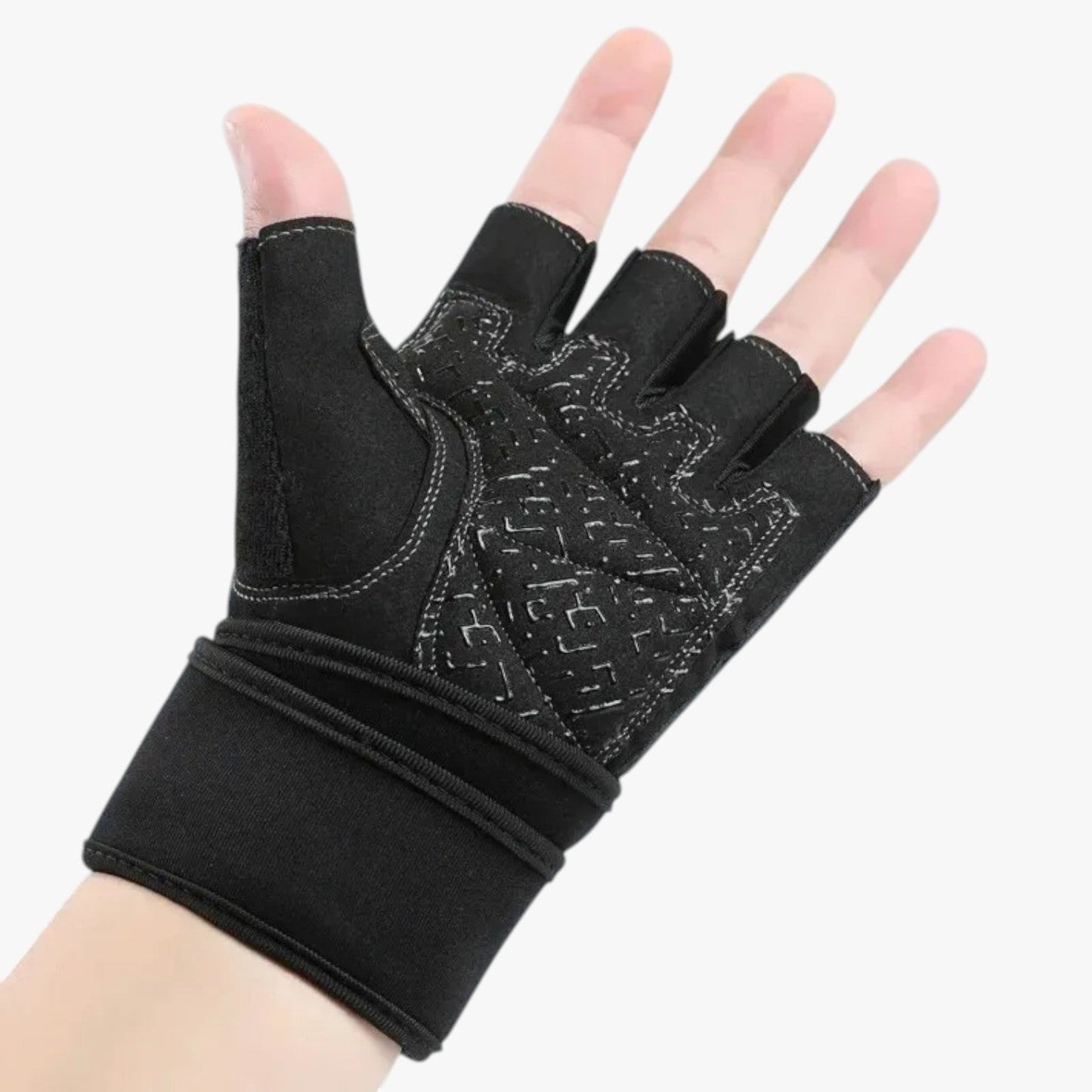 Alvin | Fitnesshandschuhe mit rutschfestem Griff und Handgelenkstütze