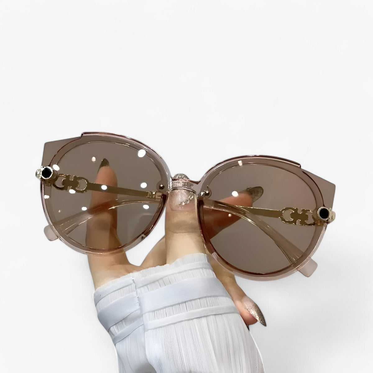 Shana | Runde Sonnenbrillen mit Farbverlauf - Vintage-Stil und Schutz