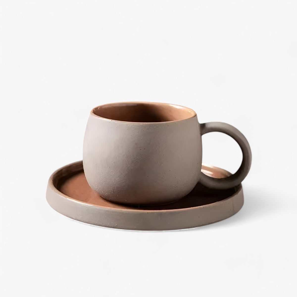 Sora | Minimalistisches Japanisches Espressoset mit Tasse und Untertasse