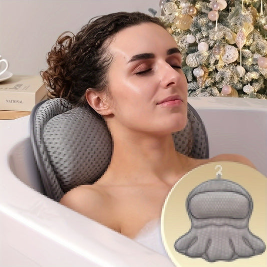Spa Dream | Luxuriöses atmungsaktives Badekissen mit Nacken- und Rückenstütze