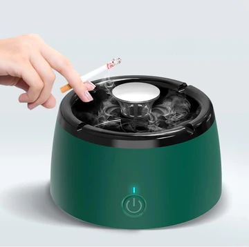 Spiron | 2-in-1 Rauchfreier Aschenbecher mit Luftreinigung