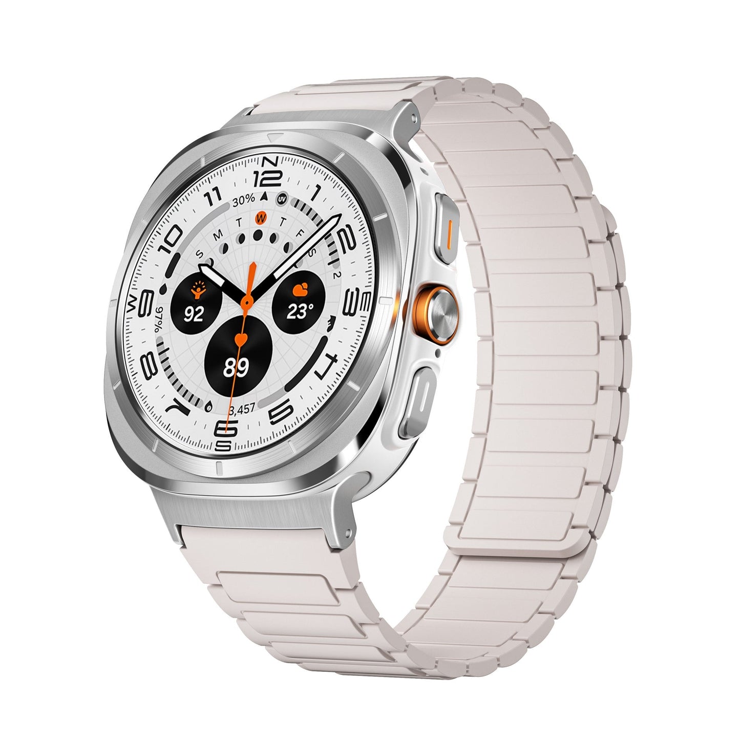 Sport Silikon Magnetarmband für Samsung Watch 7 Ultra