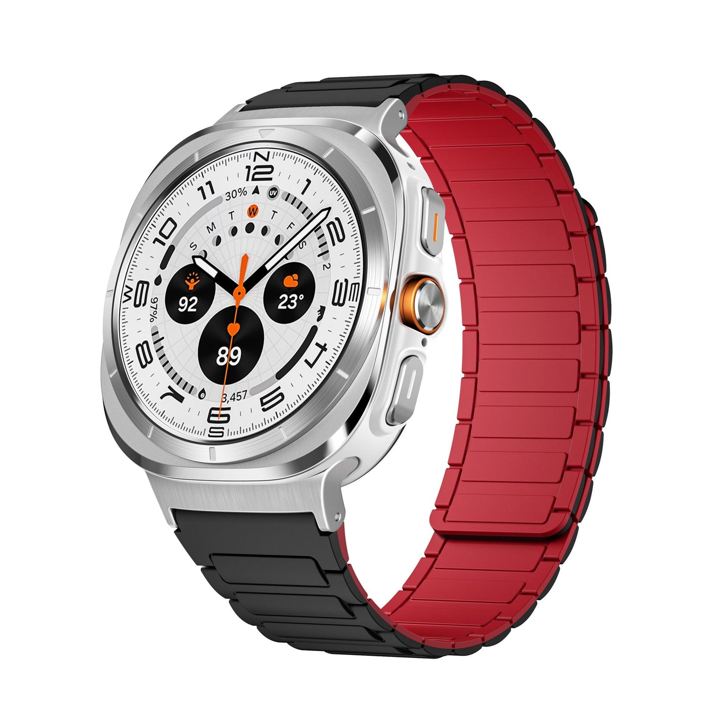 Sport Silikon Magnetarmband für Samsung Watch 7 Ultra