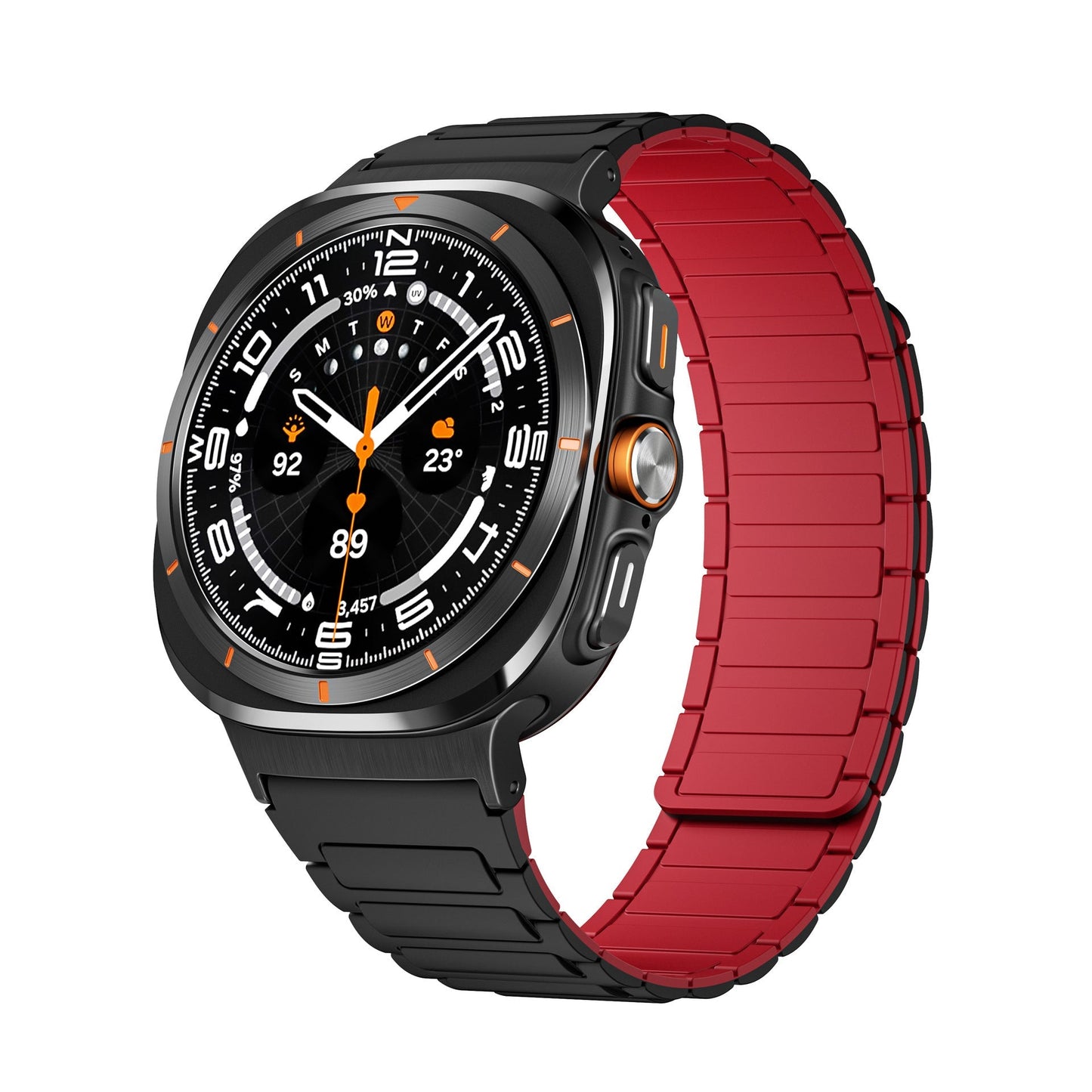 Sport Silikon Magnetarmband für Samsung Watch 7 Ultra