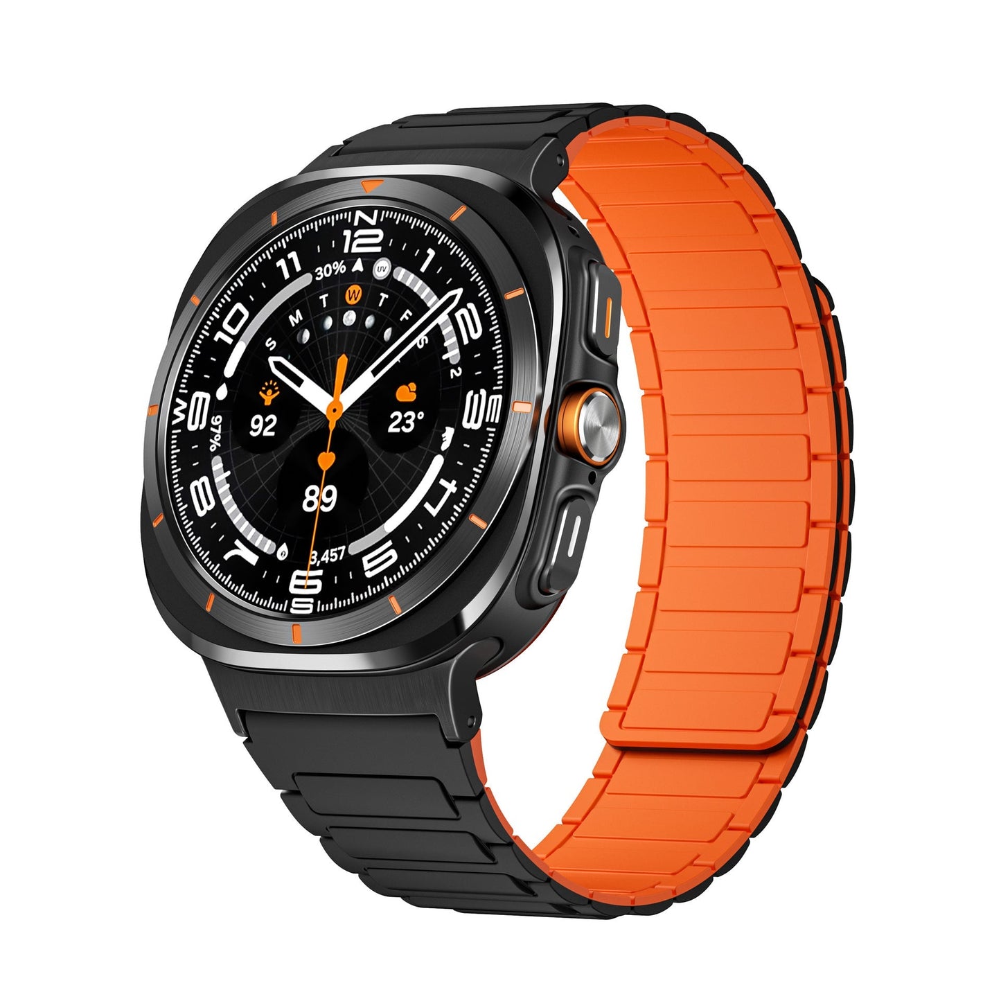 Sport Silikon Magnetarmband für Samsung Watch 7 Ultra