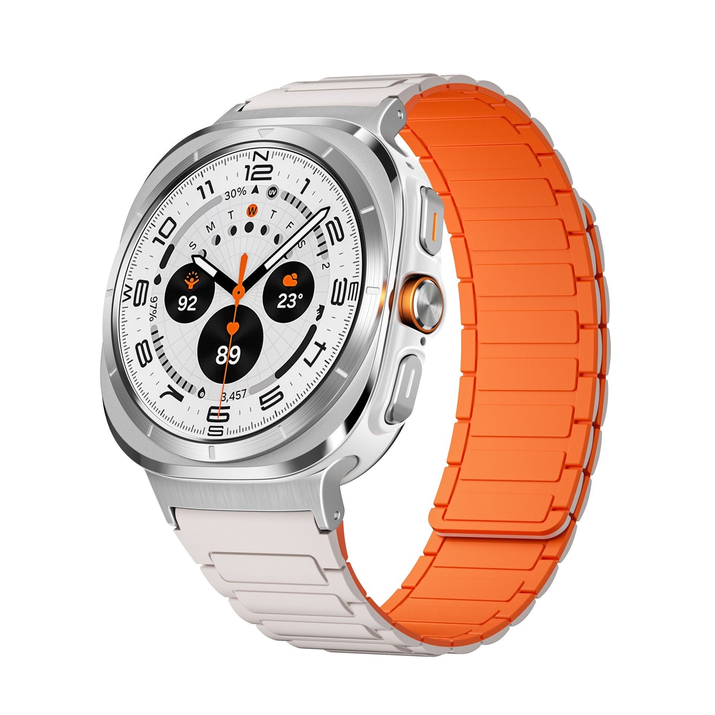 Sport Silikon Magnetarmband für Samsung Watch 7 Ultra