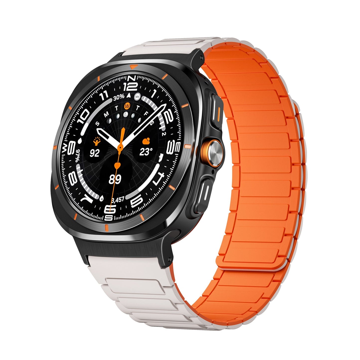 Sport Silikon Magnetarmband für Samsung Watch 7 Ultra