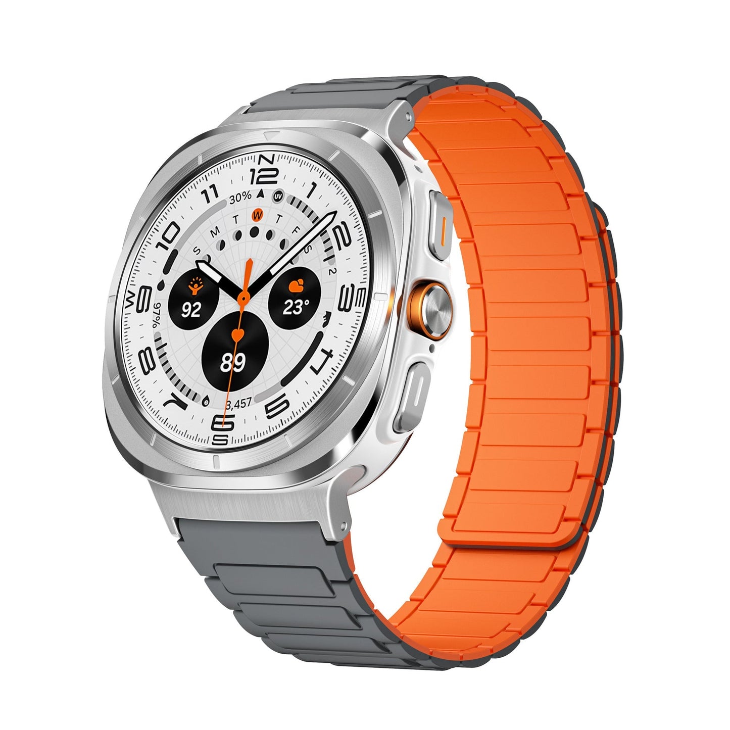 Sport Silikon Magnetarmband für Samsung Watch 7 Ultra