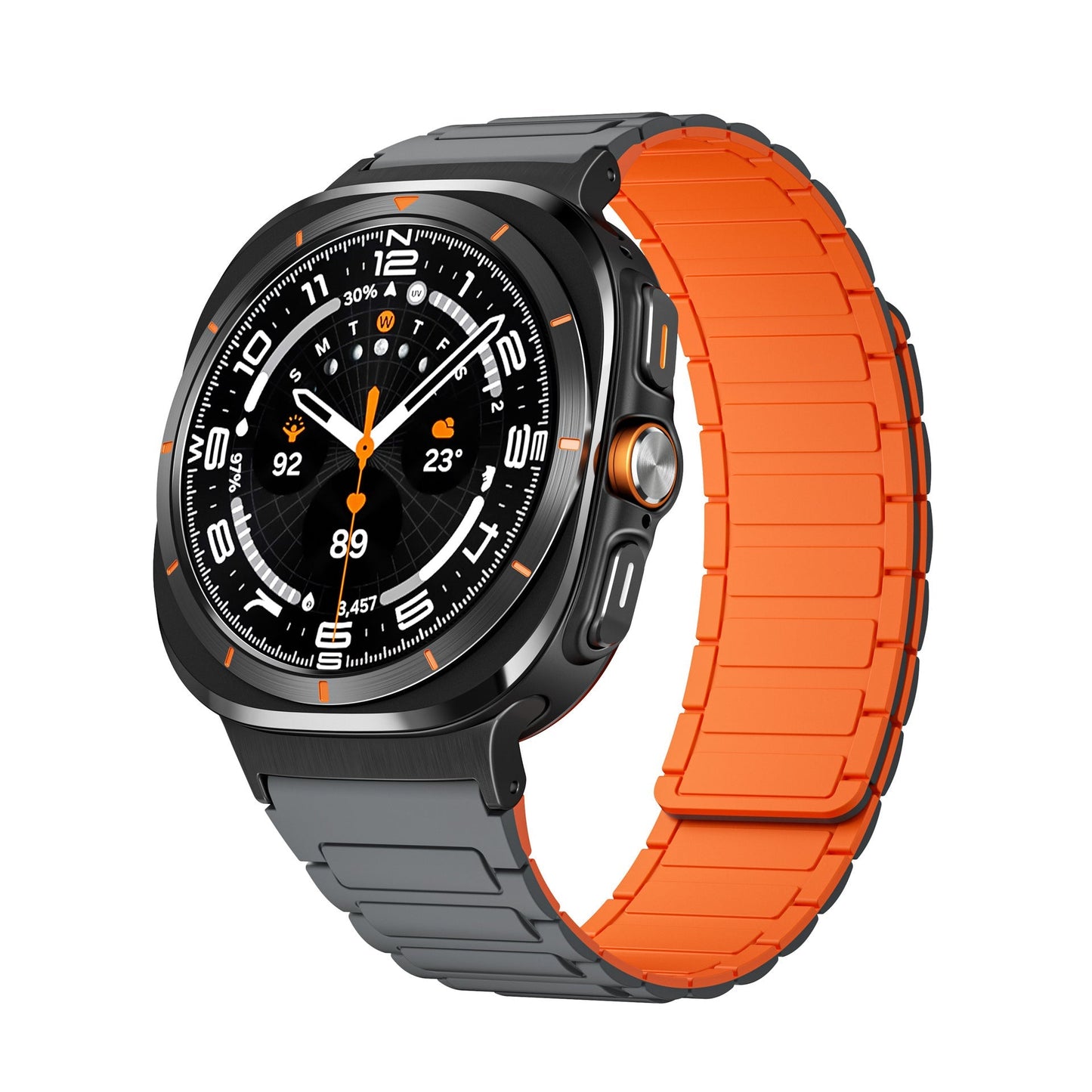Sport Silikon Magnetarmband für Samsung Watch 7 Ultra