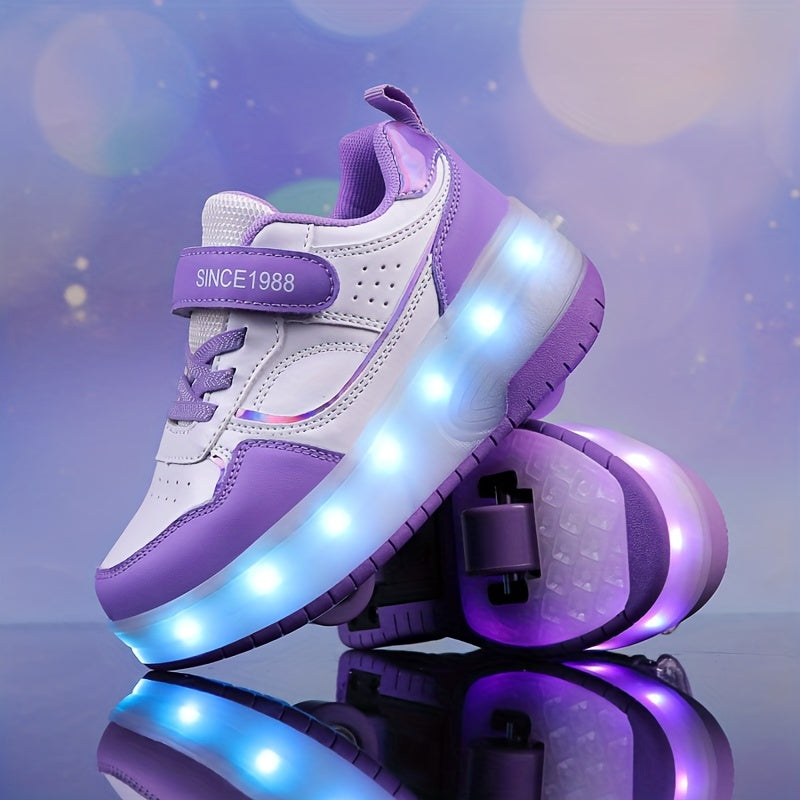 Star Glide | Funkelnde Roller-Sneakers für Kinder