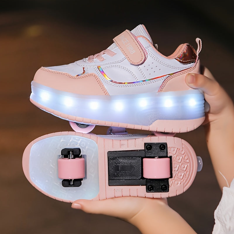 Star Glide | Funkelnde Roller-Sneakers für Kinder