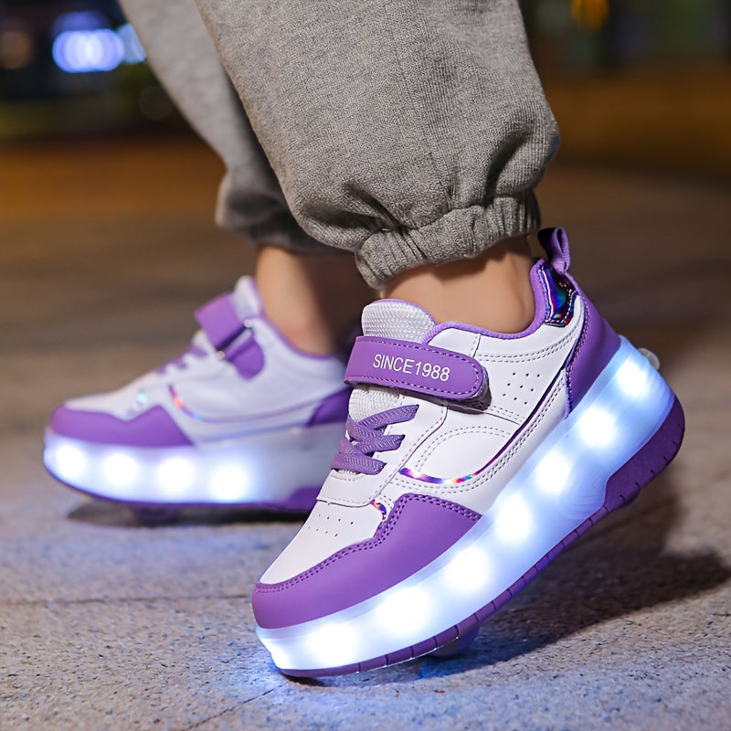 Star Glide | Funkelnde Roller-Sneakers für Kinder