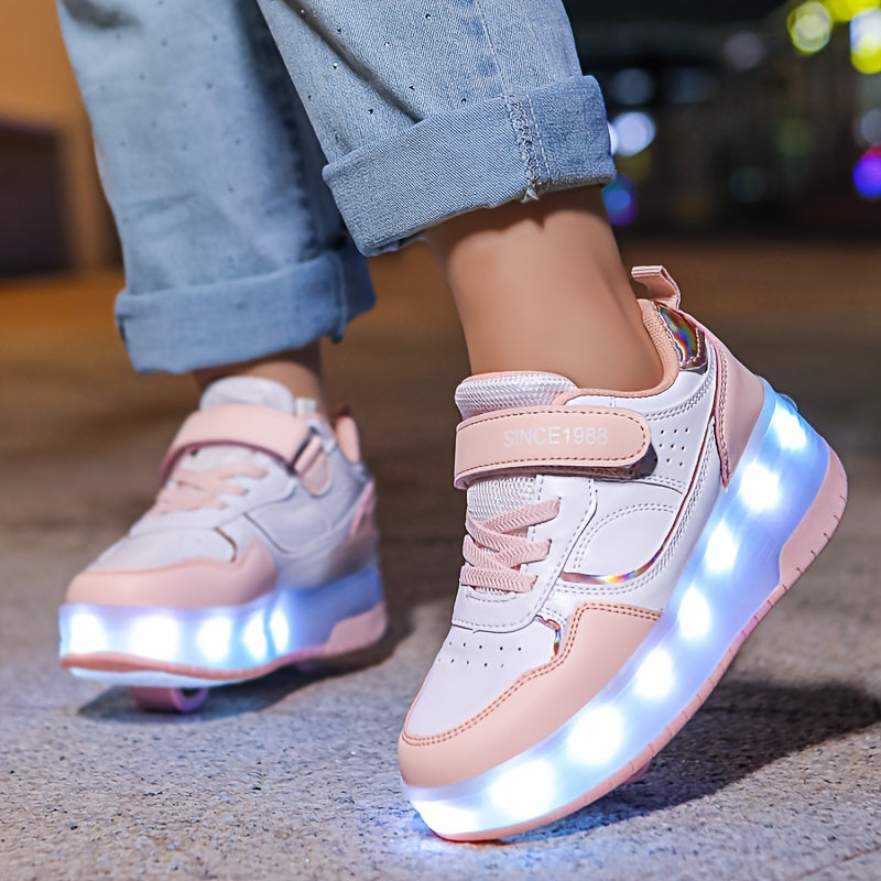 Star Glide | Funkelnde Roller-Sneakers für Kinder