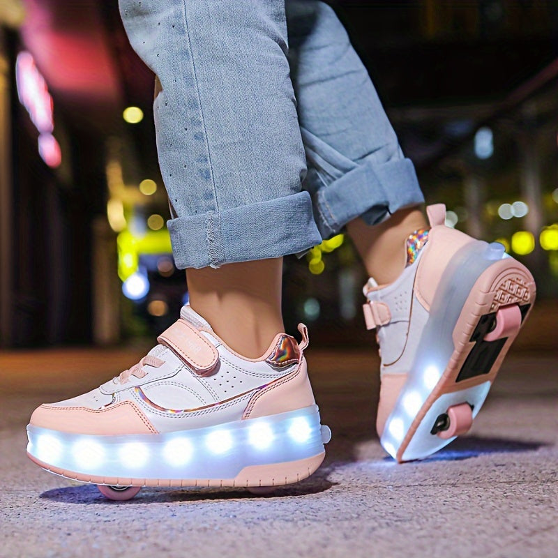 Star Glide | Funkelnde Roller-Sneakers für Kinder