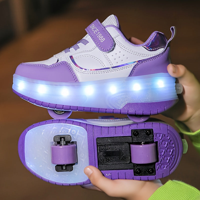 Star Glide | Funkelnde Roller-Sneakers für Kinder