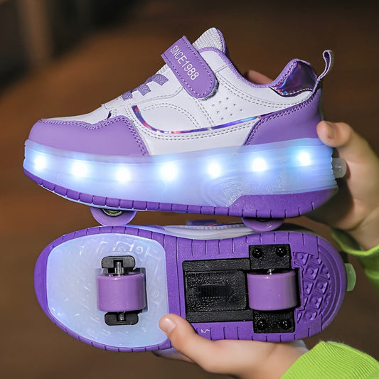 Star Glide | Funkelnde Roller-Sneakers für Kinder