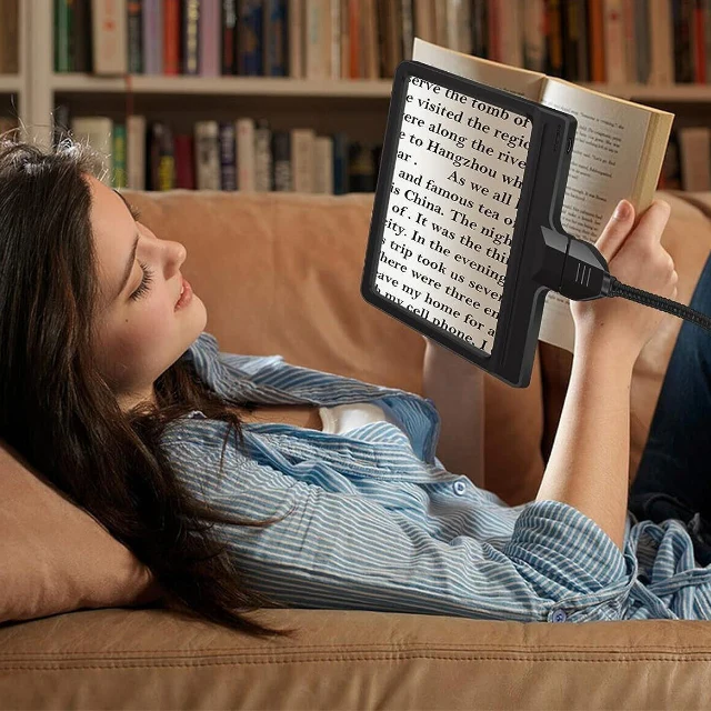Stehlampe mit 5-facher Vergrößerung für das Lesen von Büchern