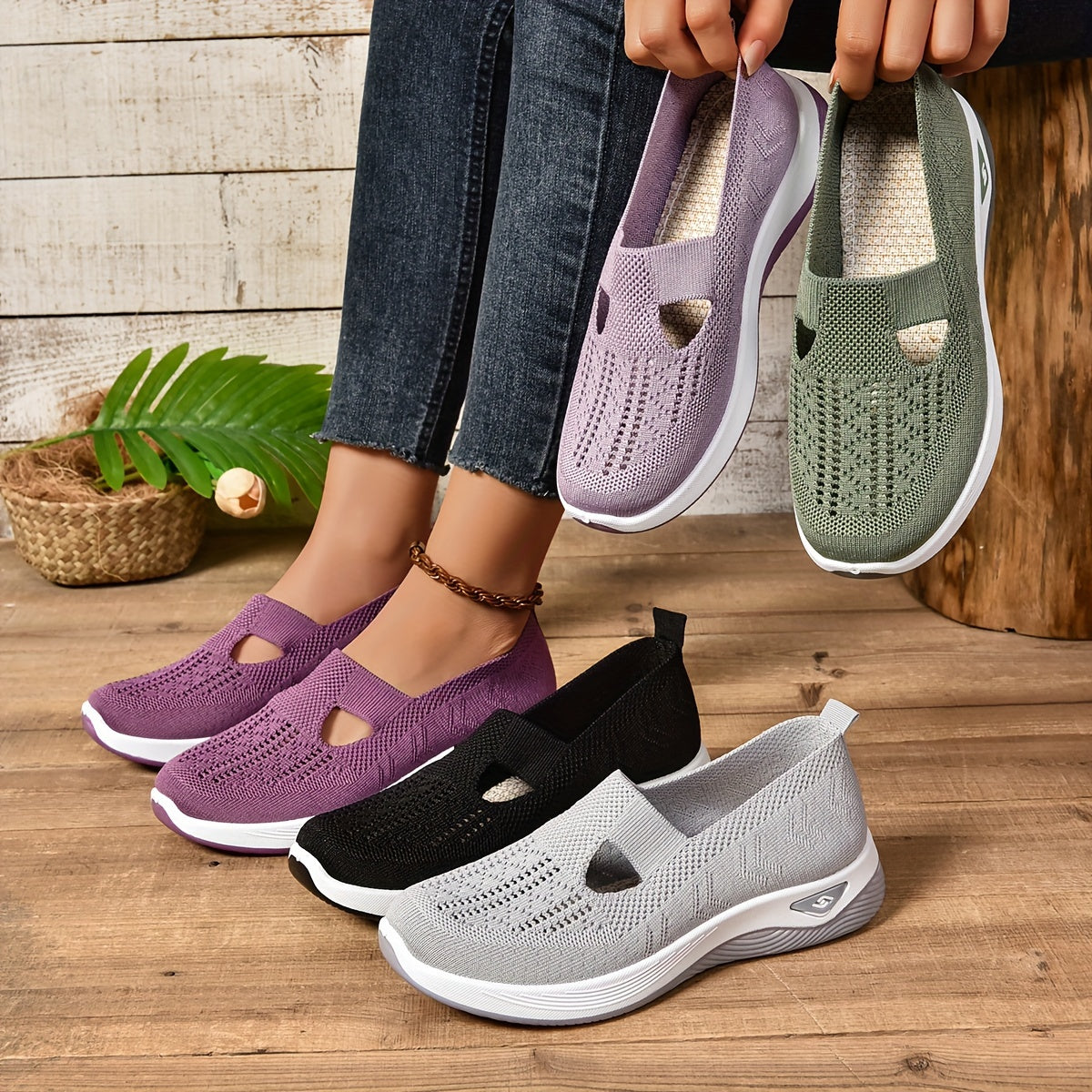 Stella | Orthopädische Slip-Ons für ultimativen Komfort und Stil