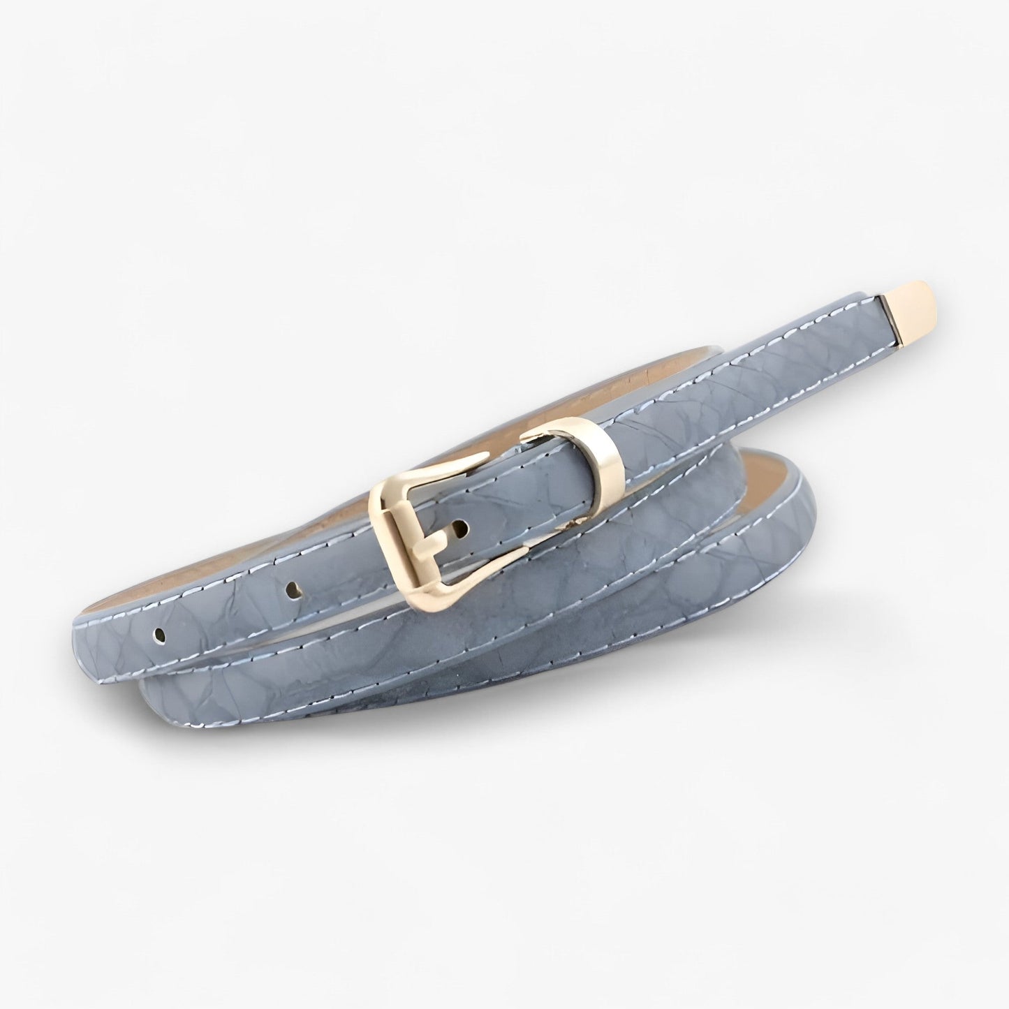 Stilvoll | Damen Schlangenledermuster Gürtel - Elegant und trendy