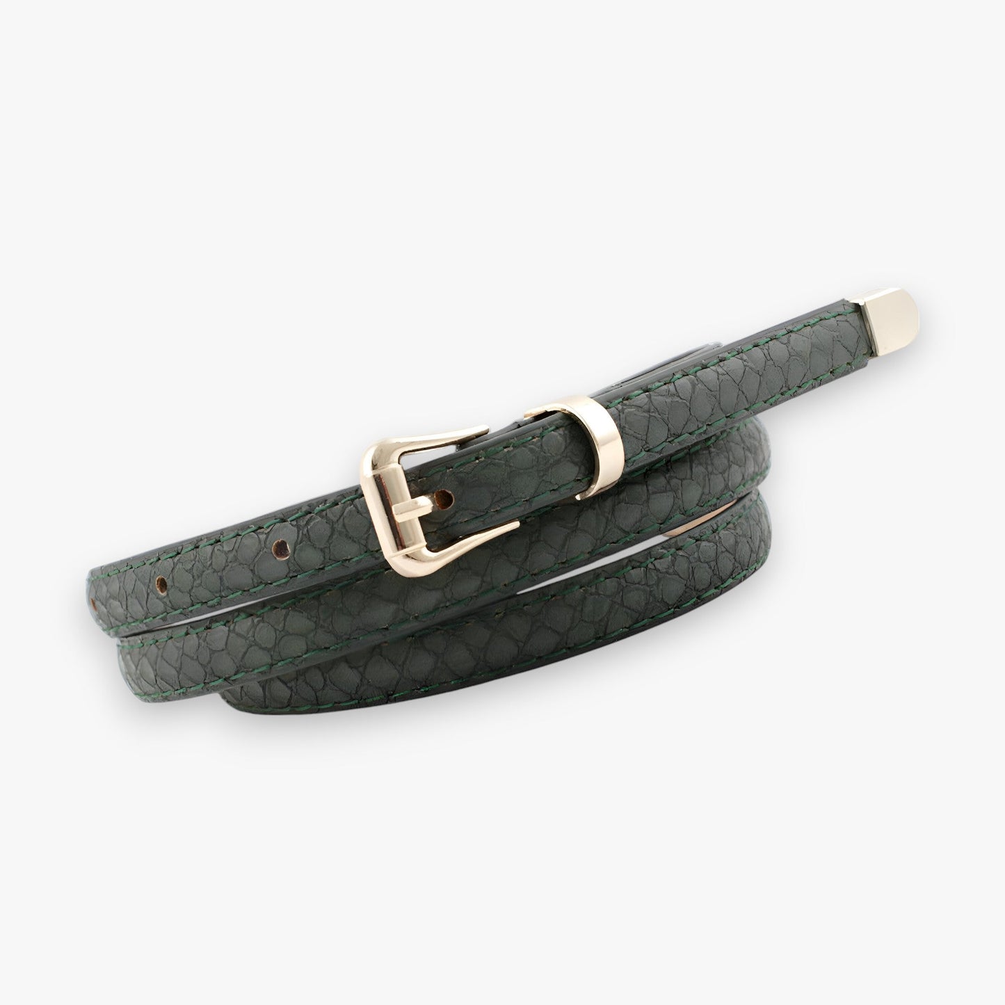 Stilvoll | Damen Schlangenledermuster Gürtel - Elegant und trendy