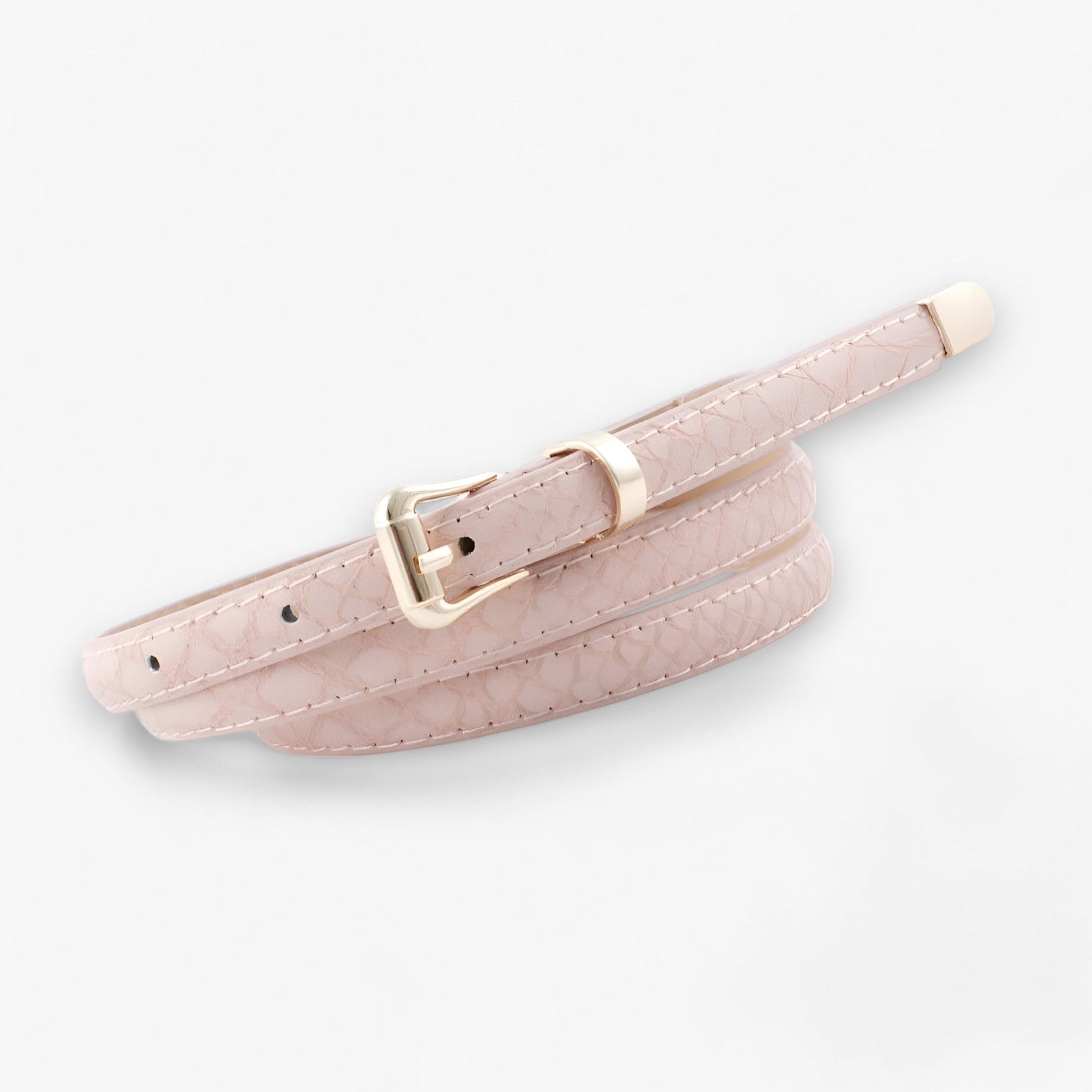 Stilvoll | Damen Schlangenledermuster Gürtel - Elegant und trendy