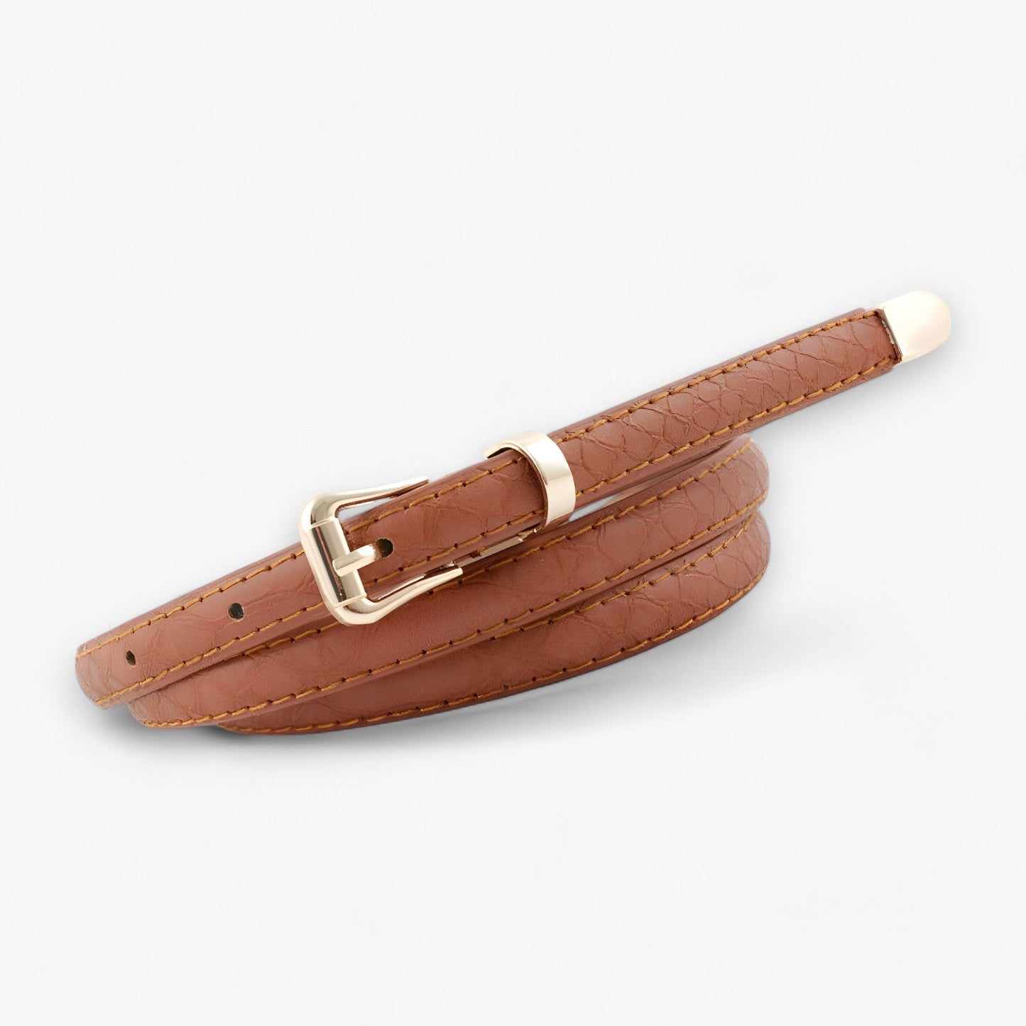 Stilvoll | Damen Schlangenledermuster Gürtel - Elegant und trendy