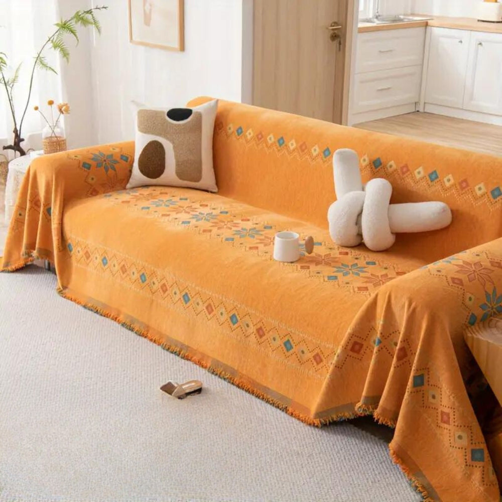 Stylische Boho Sofabezug