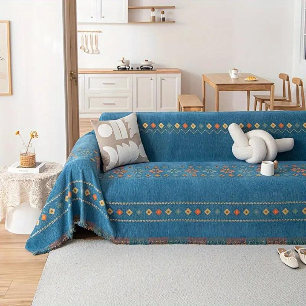 Stylische Boho Sofabezug