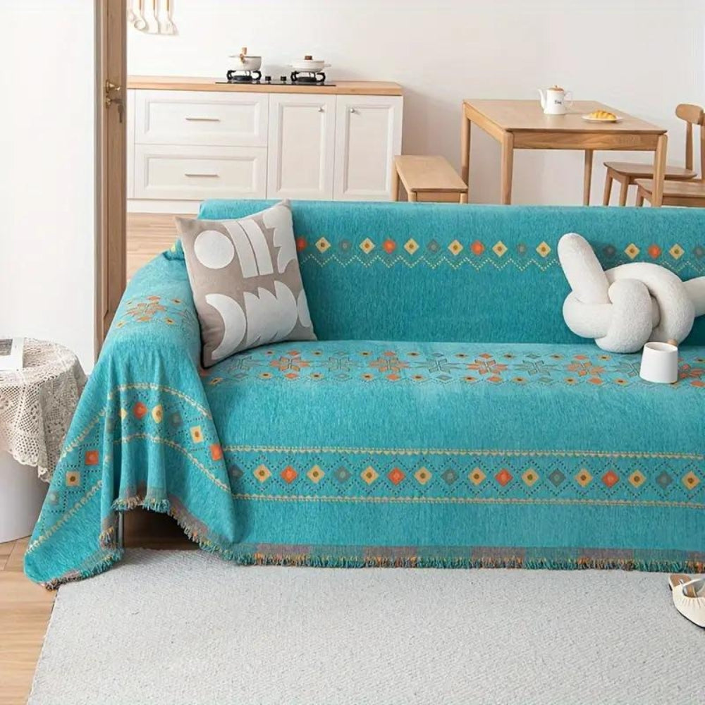 Stylische Boho Sofabezug