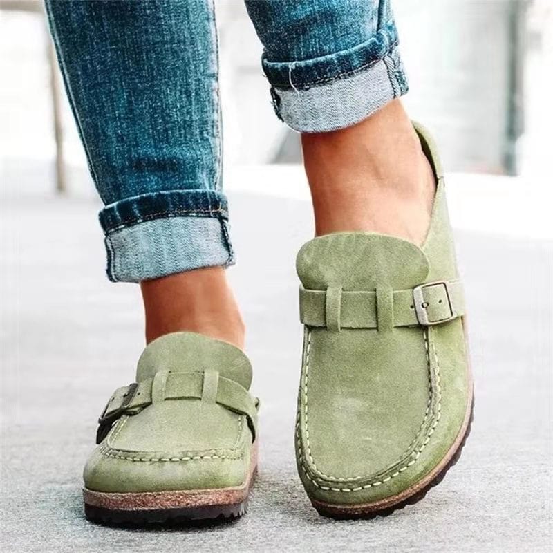 Stylische Retro-Sandalen - Comfyslides