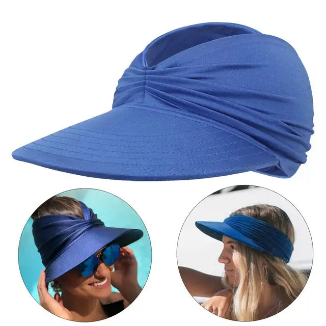 Sunny - Sommerstrandhut mit großem Visier, faltbare Sonnenhut