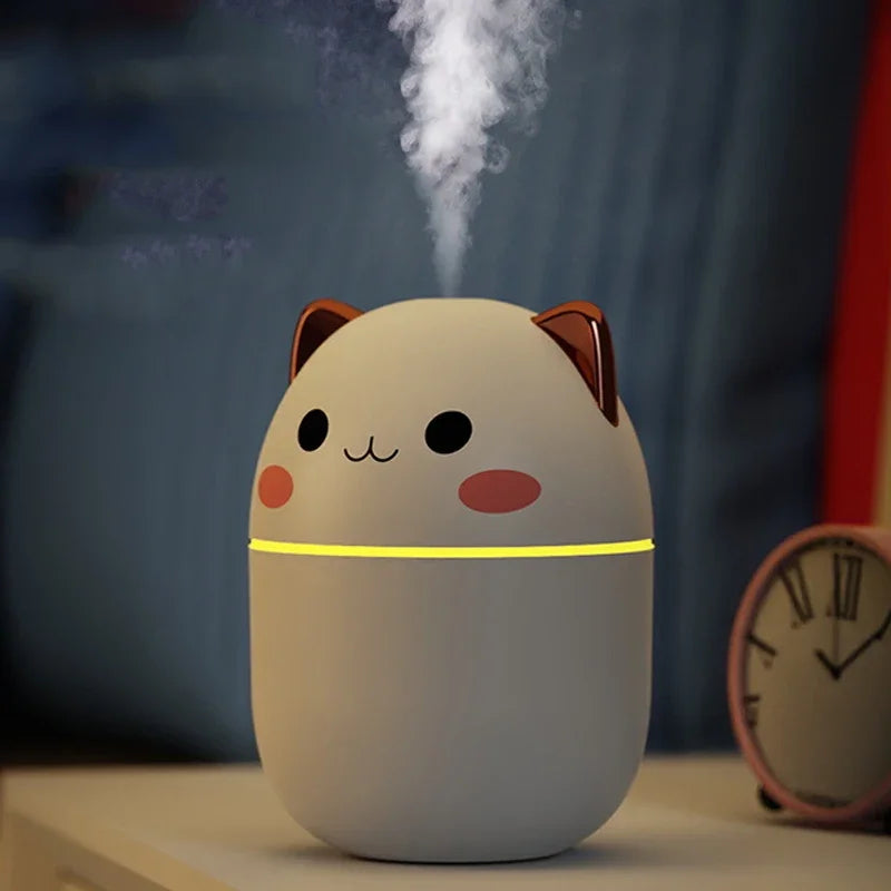 Süßer Katzen-Raumluftbefeuchter und Aromaöl-Diffusor