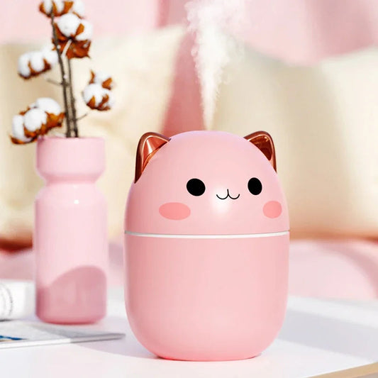 Süßer Katzen-Raumluftbefeuchter und Aromaöl-Diffusor