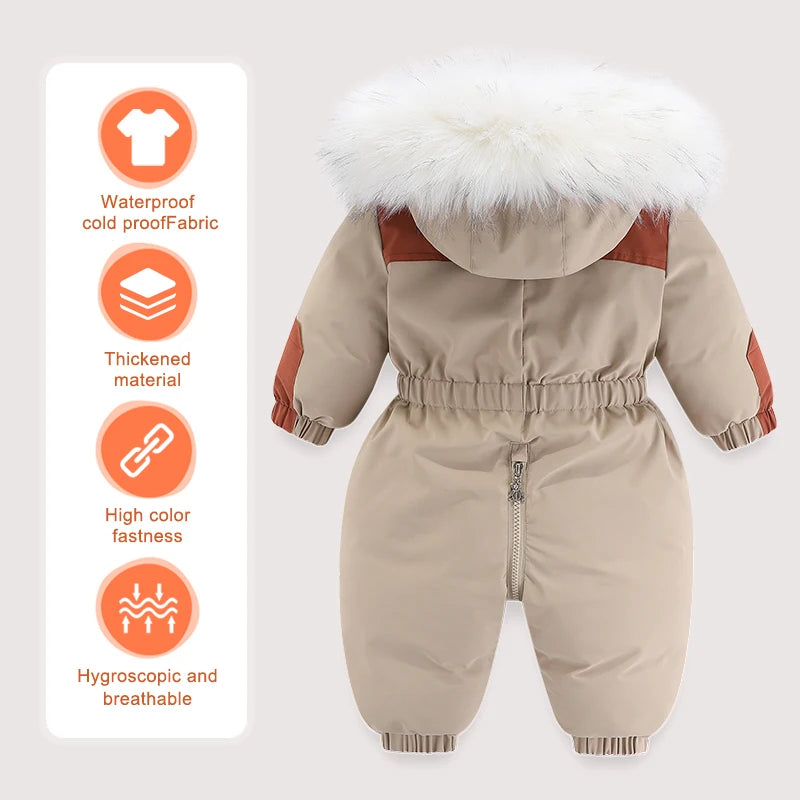 Taylor | Premium Baby Winteroverall – Wasserdichter Skianzug für Mädchen