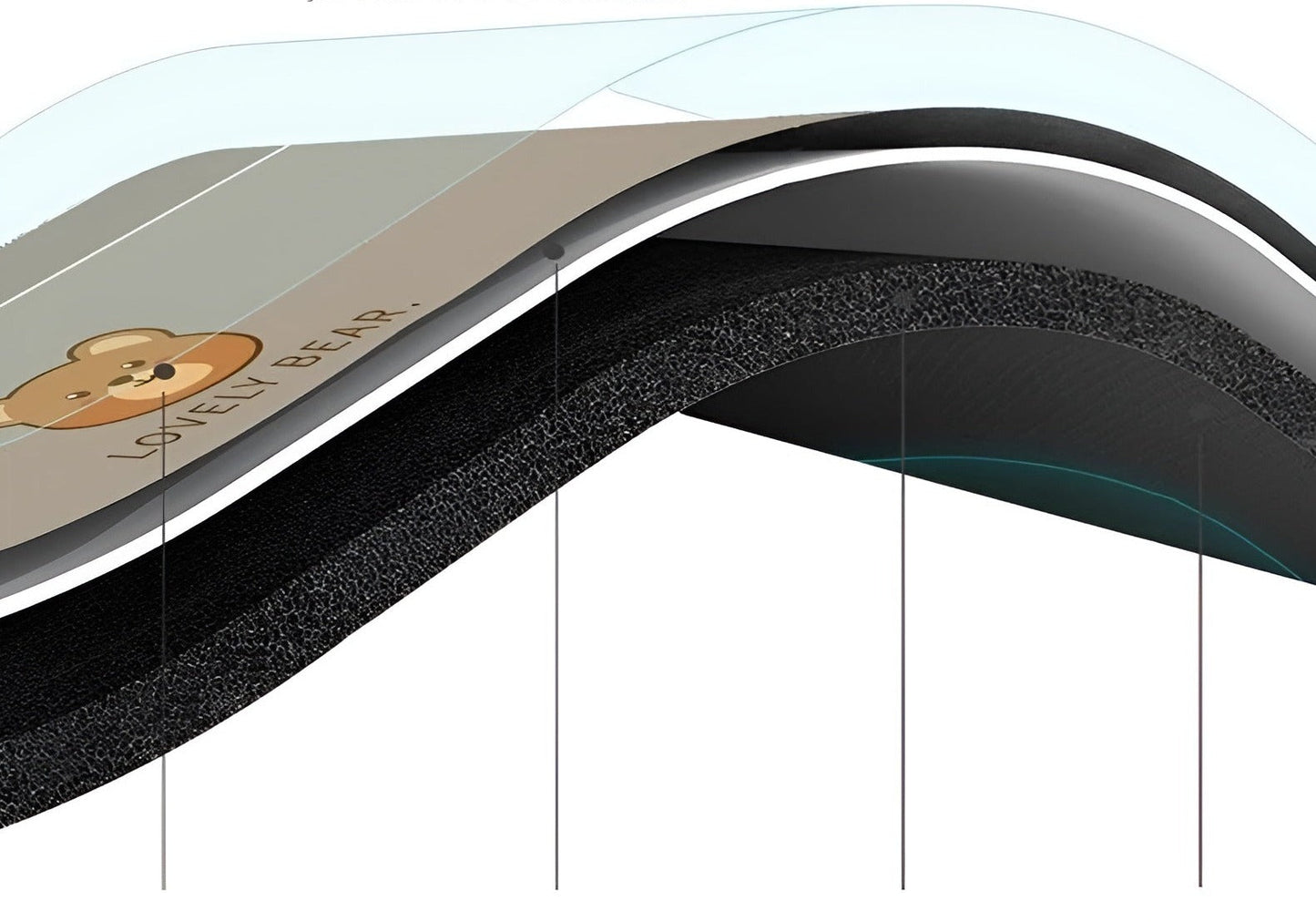 Teppich Parafango - Superabsorbierend und Rutschfest für die Küche