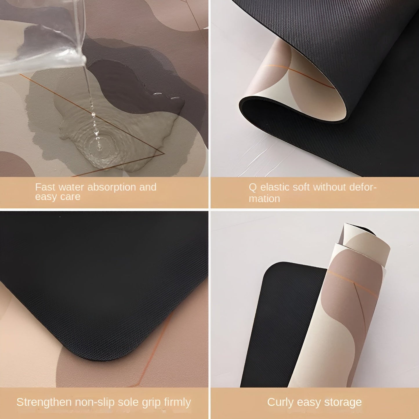 Teppich Parafango - Superabsorbierend und Rutschfest für die Küche