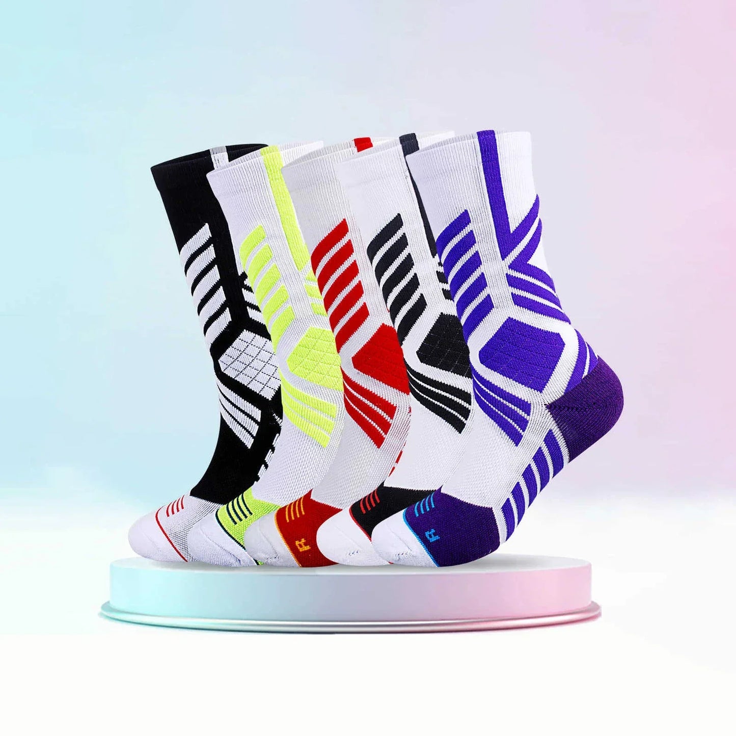 Terrence | Basketballsocken mit rutschfesten Sohlen: Stabilität und Komfort