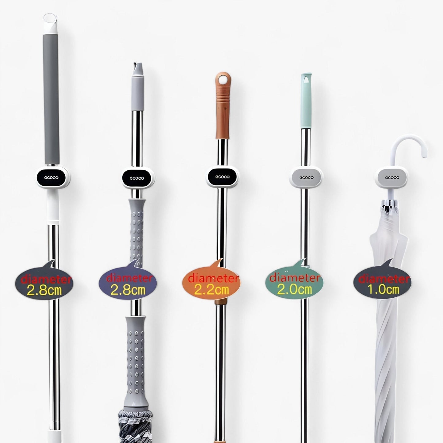 Tidy | Wandhalterung für Mop - Effektive Aufbewahrung von Reinigungswerkzeugen