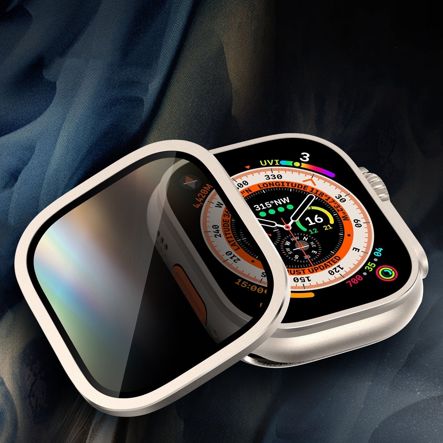 Titanium Displayschutz für Apple Watch Ultra 2/Ultra (Privatversion)