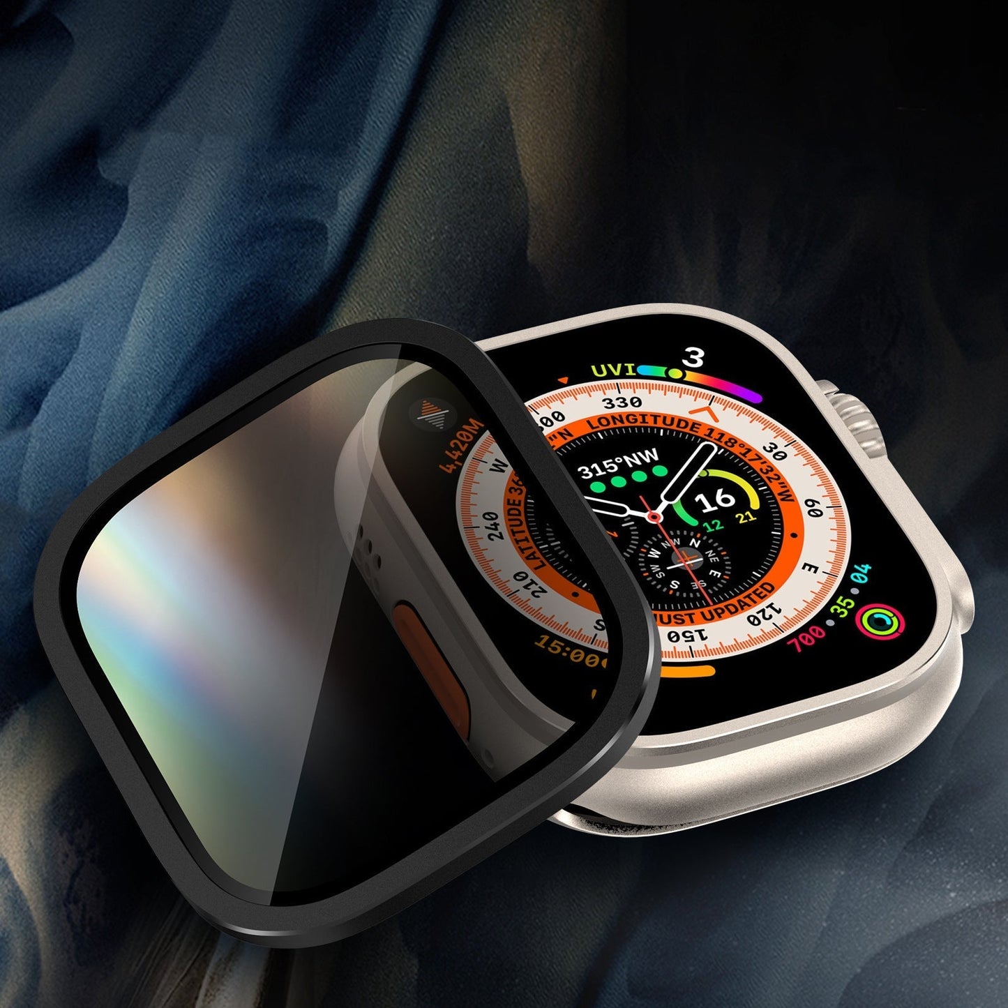 Titanium Displayschutz für Apple Watch Ultra 2/Ultra (Privatversion)