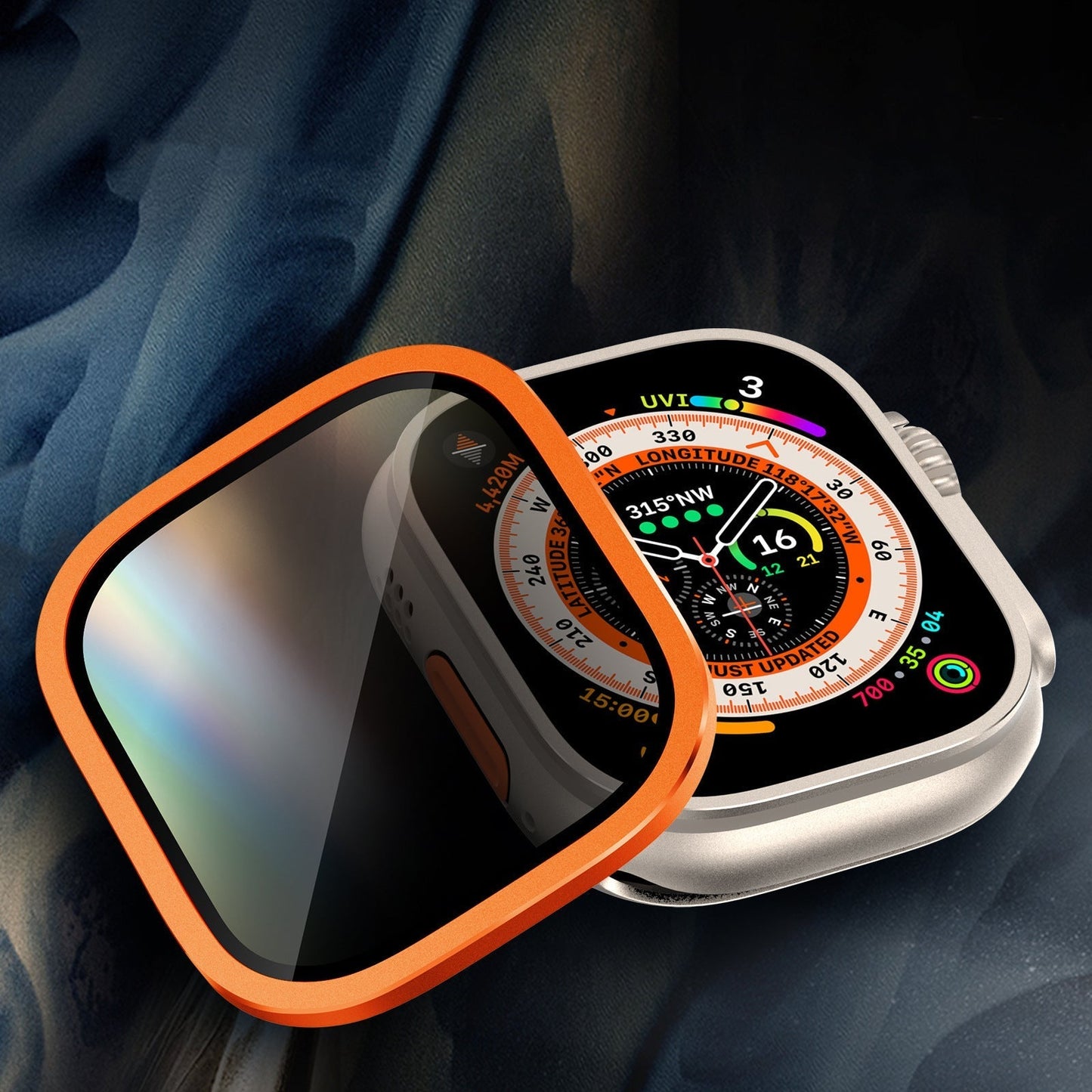 Titanium Displayschutz für Apple Watch Ultra 2/Ultra (Privatversion)