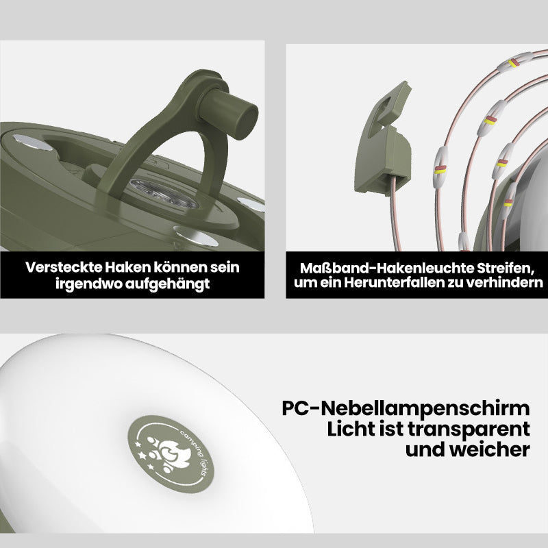 Tragbare, faltbare und wasserdichte Lichterkette