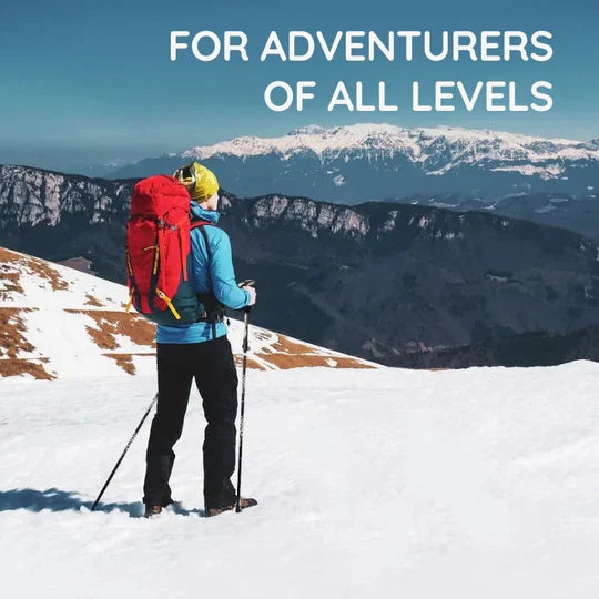 Trek Aid | Premium Automatischer Teleskop-Wanderstock