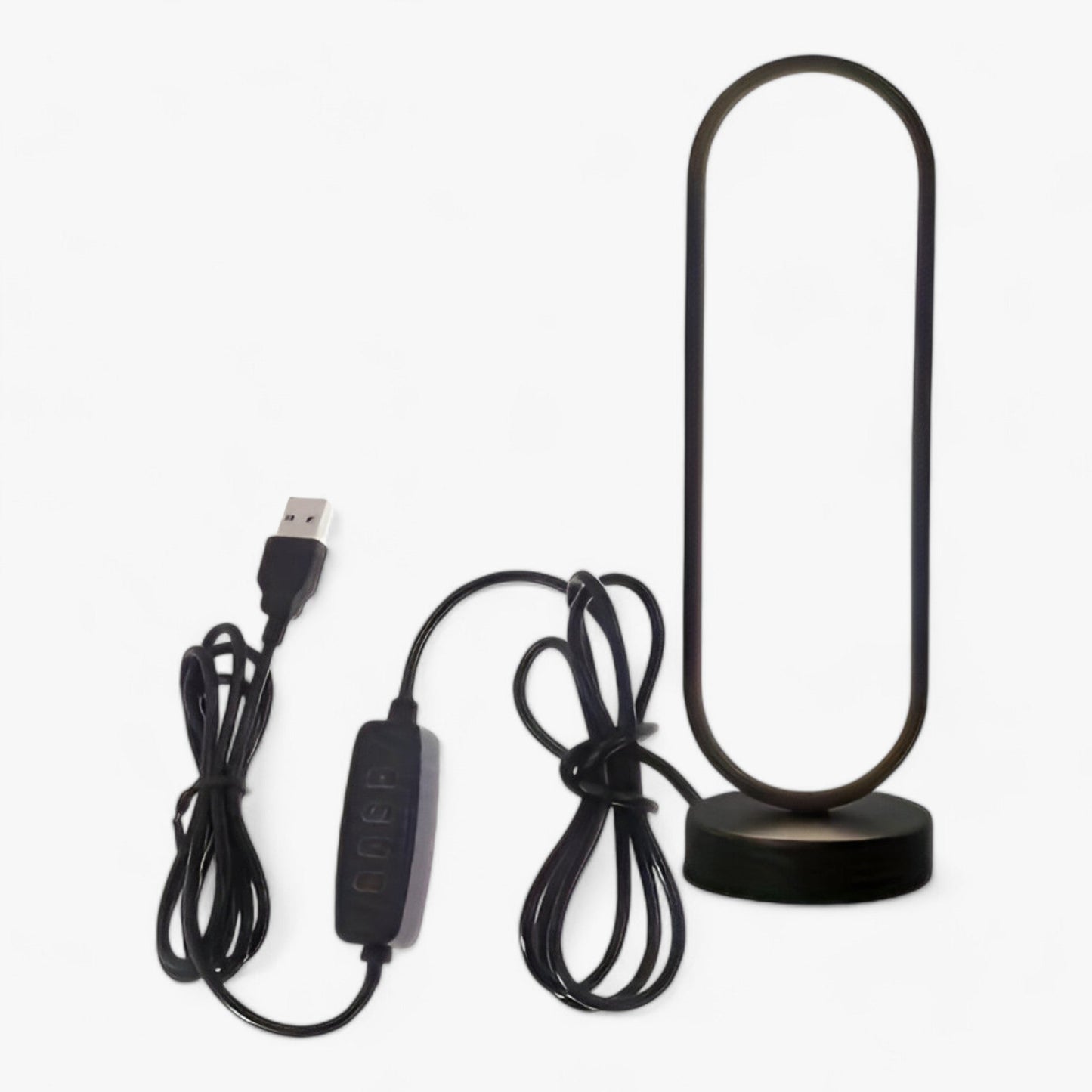 Trish | Ringlampe für das Schlafzimmer - LED-Nachtlicht mit drei einstellbaren Farbintensitäten