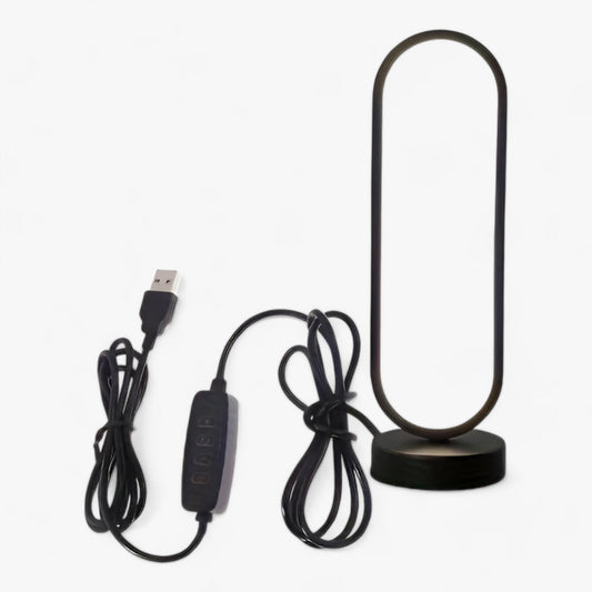 Trish | Ringlampe für das Schlafzimmer - LED-Nachtlicht mit drei einstellbaren Farbintensitäten