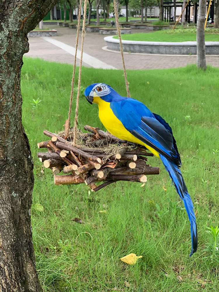TropicPerch - Garten Dekoration Papagei