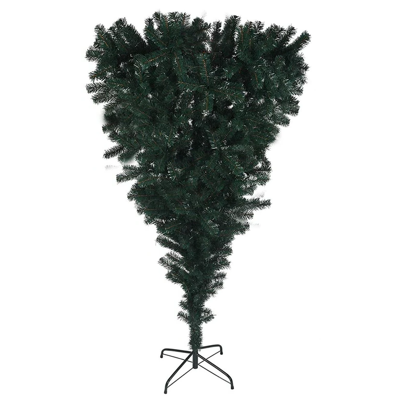 Umgekehrter künstlicher Weihnachtsbaum für die Feiertage